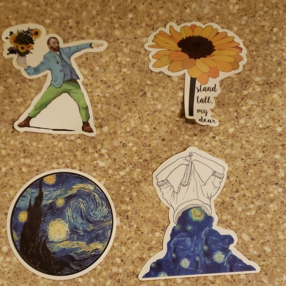 Art Hoe Stickers